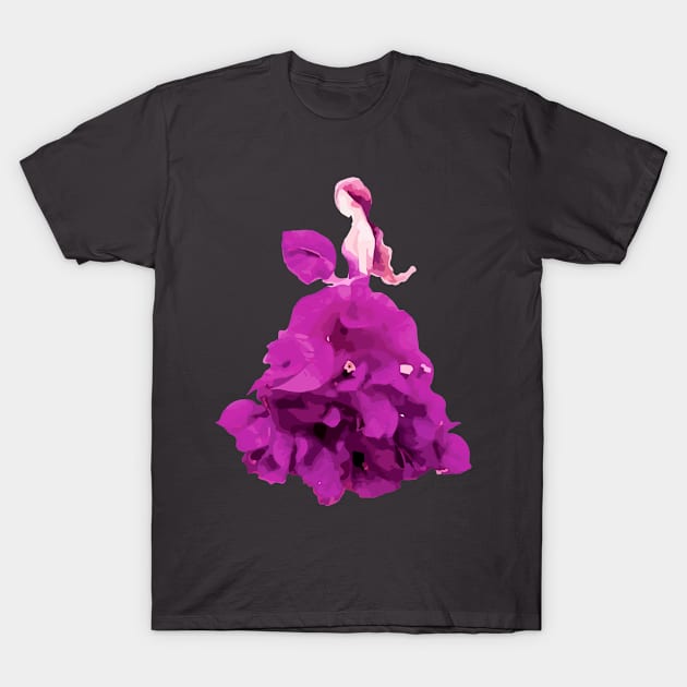 Flower Girl (Hibiscus) T-Shirt by Amasea